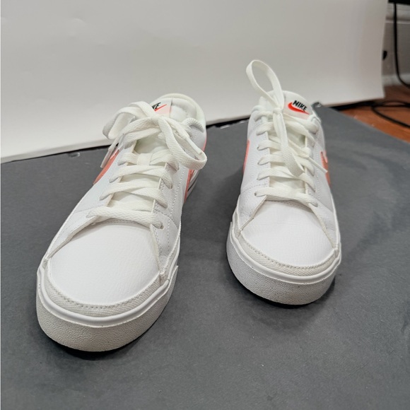 EUC Nike White Rose Whisper Court Legacy Sneakers - Picture 7 of 12